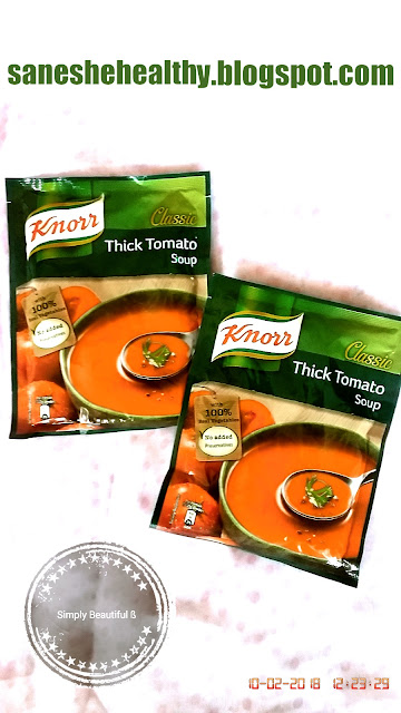 Ready to made Knorr Classic Thick Tomato Soup.