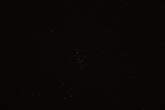 The beehive cluster (M44) at Cancer.