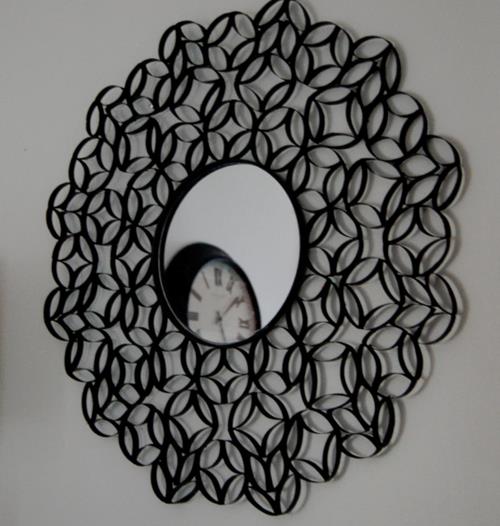 How to Turn Toilet Paper Rolls Into a Gorgeous Piece of Wall Art