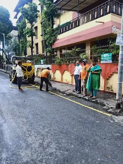 जलजमाव रोकने के लिए भाजपा नगरसेवकों ने बनाई योजना | #NayaSaberaNetwork