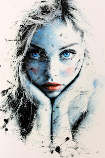 free beautiful woman illustration AI clip art portrait artwork