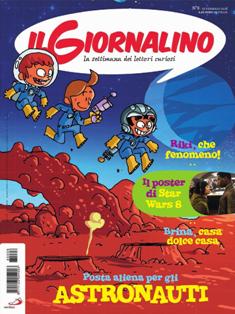 Il Giornalino. La settimana dei lettori curiosi 2018-08 - 25 Febbraio 2018 | ISSN 1123-0541 | TRUE PDF | Settimanale | Fumetti | Attualità | Società | Ragazzi
Il Giornaliino è una storica rivista italiana di ispirazione cattolica pubblicata a periodicità settimanale, che contiene fumetti e rubriche di vario genere.
Il Giornaliino è una rivista adatta ai bambini di età compresa tra i 6 e i 20 anni anche se sono molti gli adulti che, leggendo la rivista da ragazzi continuano a leggerla rendendone testimonianza nelle lettere inviate alla rivista.