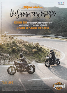 harley davidson italia pubblicità sportster 2017