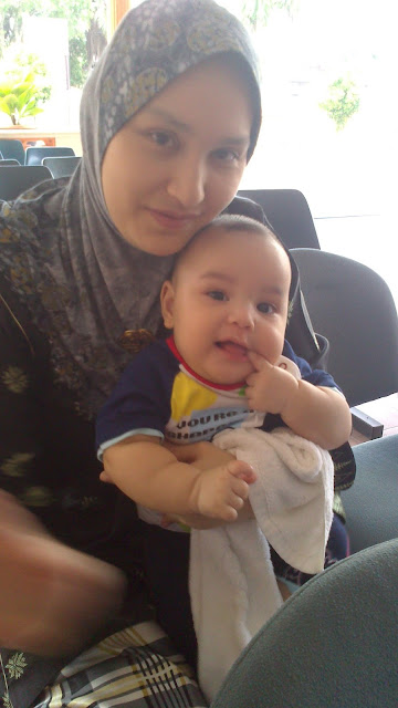 Ruzain Aliff anakku sayang dah 5 bulan... yeah!