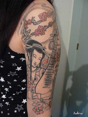 Japanese geisha Tattoo