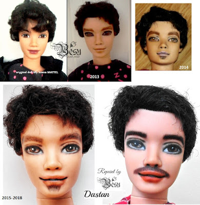 Moje przemalowane lalki przez lata/Dolls repaints by Besu through the years