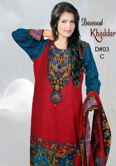 Dawood Khaddar Collection 2013-2014 For Eid Festival 