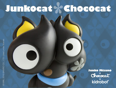 Kidrobot x Sanrio Junkocat Chococat Vinyl Figure by Junko Mizuno