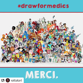 #drawformedics kiki Monchhichi artwork  rattat'art