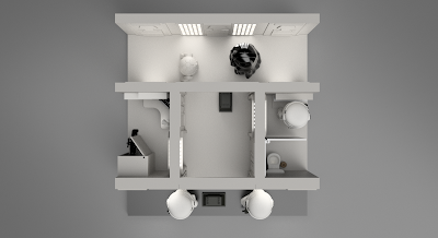 Death Star Crew Quarters Diorama - Render 5