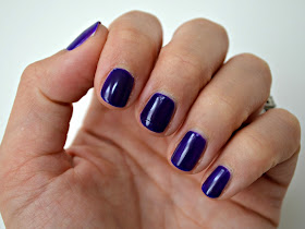 Orly Saturated purple nails