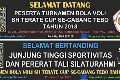 √ Salamedukasi.Com Dukung Acara Turnamen Bola Voli Sh Terate Cup Cabang
Tebo Tahun 2019