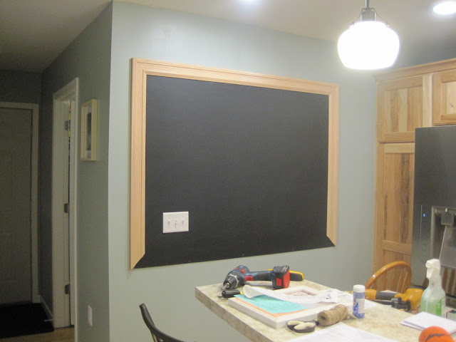 building on love: DIY chalkboard