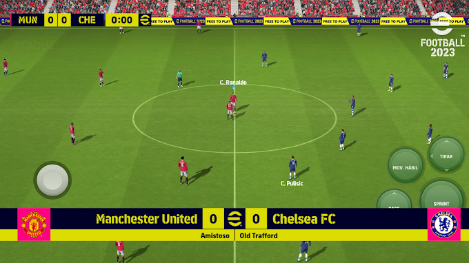  INCREIBLE! EFOOTBALL 2023 ANDROID NUEVO MENU PS5, NARRADOR (F. PALOMO) FACES, KITS Y GRAFICOS HD