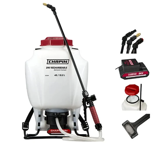 Chapin 63924: 4-Gallon 24v Rechargeable Backpack Sprayer