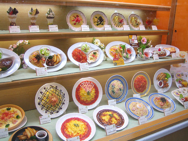 Fake Plastic Food In Japan