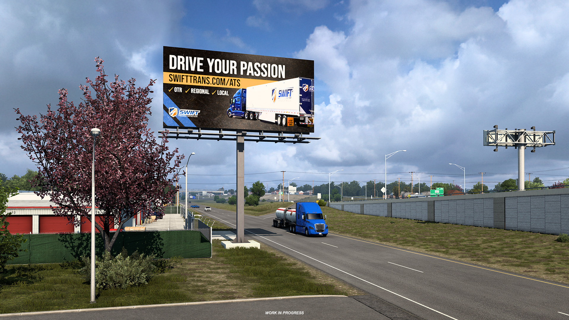 SCS Software's blog: Dynamic Billboards - Swift Transportation
