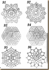 crochet squares edges circles