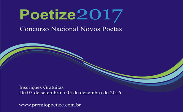 Inscreva-se no Concurso Nacional Novos Poetas, Prêmio Poetize 2017