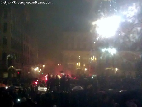 Dam Square. 20 minutes after THE NEW YEAR 2013