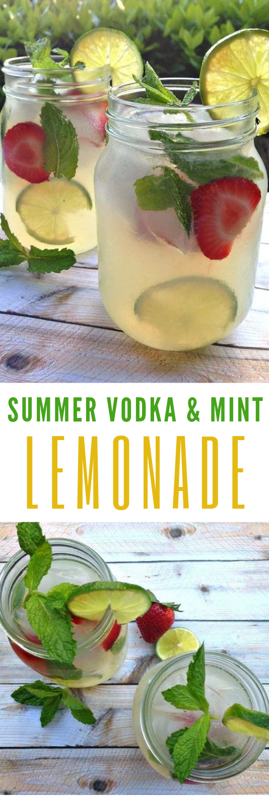 Refreshing Summer Drinks: Vodka Mint Lemonade Cocktail With Stoli #Cocktail #SummerDrinks