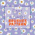 Daisy Little Flowers Brushes Pattern