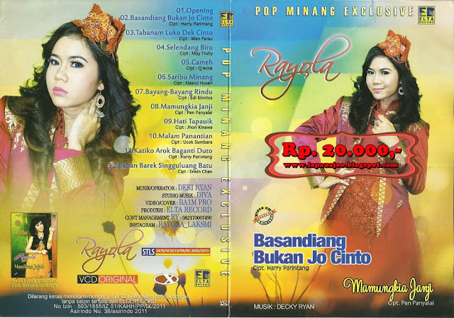Rayola - Basandiang Bukan Jo Cinto (Album Pop Minang Exclusive)