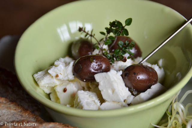 Galettes et salade de feta -ig bas © Popote et Nature