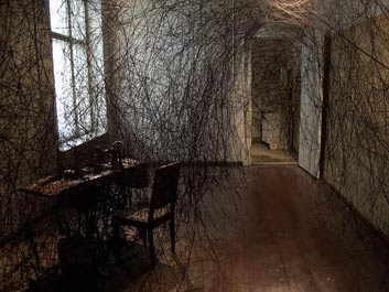 Installation by Chiharu Shiota