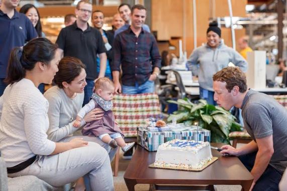 Mark Zuckerberg celebrates his 32nd birthday 