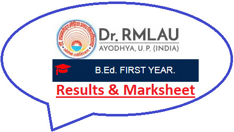 Avadh University B.Ed 1st Year Result 2023