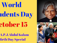 World Students’ Day -  15 October.