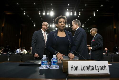 Loretta Lynch during her confirmation hearing before the Senate Judiciary Committee in Washington on Jan. 28, 2015.