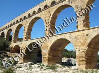 A Roman province Provence derives its name from the days of the Roman Empire, when the region was known as Provincia Romana. Among the many classical remains is this magnificent aqueduct, the Pont du Gard, which was built in about 19BC.