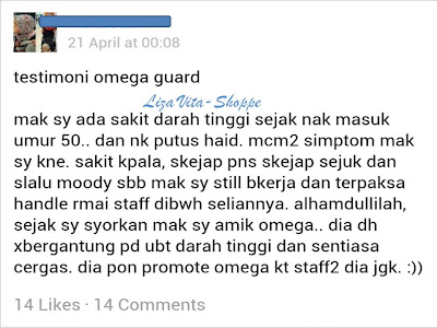 OMEGA, DIABETIS, TESTIMONI OMEGA