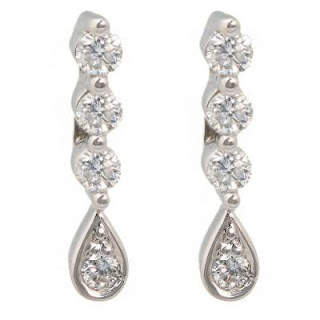 diamond wedding earrings