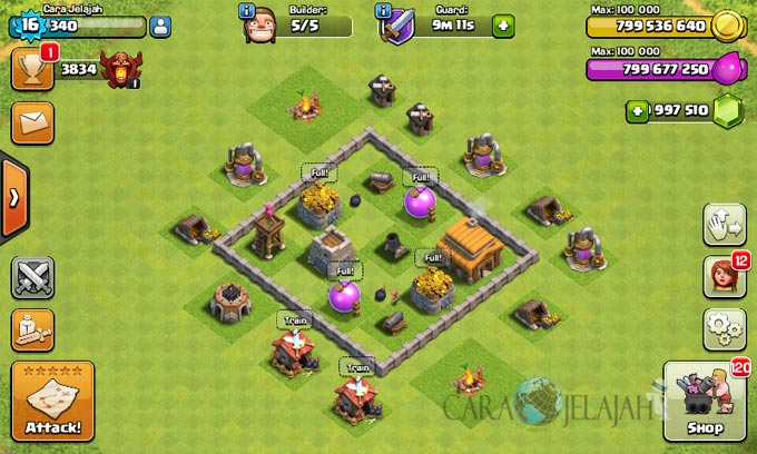 Desain Base Town Hall 3 Terbaik Dan Terbaru Clash Of Clans 28