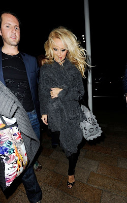 Pamela Anderson out in Liverpool