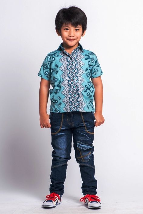  28 model baju  batik anak perempuan lucu dan laki  laki  