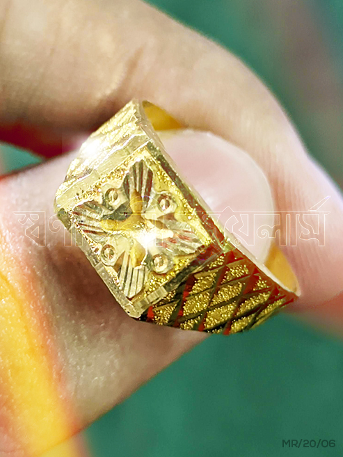 ৪ আনা পুরুষের আংটি কালেকশন (3 Ana/3 Gram Men Gold Ring) 18/21/22 Karat KDM Price in Bangladesh