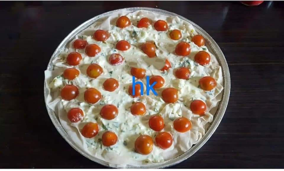 فطيرة الطماطم 🍅     جريده الراصد24