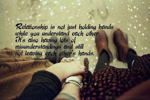 Relationship Is Not Just Holding Hands  Best Quotes