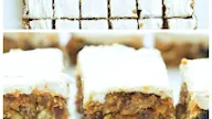 Healthy No Bake Carrot Cake Bars