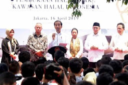 Resmikan Halal Park, Joko Widodo Targetkan 5 Juta Kunjungan Wisata Halal ke Indonesia