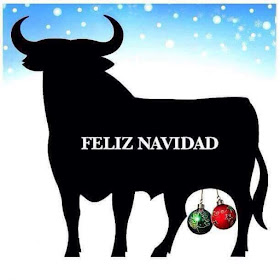 Feliz Navidad , toro, Osborne, bolas, España