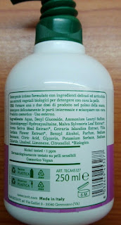 detergente intimo bio inci