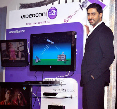 Abhishek Bachchan endorses Videocon d2h Service