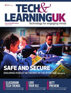 Tech & Learning UK. Technology for engaging minds - January 2016 | ISSN 2057-3863 | TRUE PDF | Quadrimestrale | Professionisti | Tecnologia | Educazione
Tech & Learning UK is published on a quarterly basis. Each issue provides cutting-edge analysis, emerging technology trends, practical tips and best practice to help teachers teach and students learn.