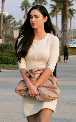 Megan Fox in Tight White Dress