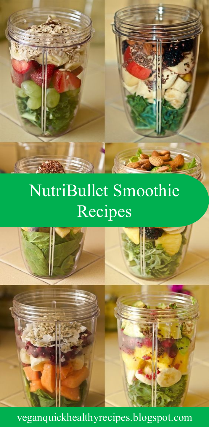 NutriBullet recipes from makers of the NutriBullet Nutrition Extractor. Includes smoothie recipes targeting cholesterol, weight loss, and more.